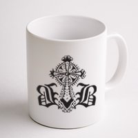 Bournedrip Bb Tribal Cross Coffee Mug