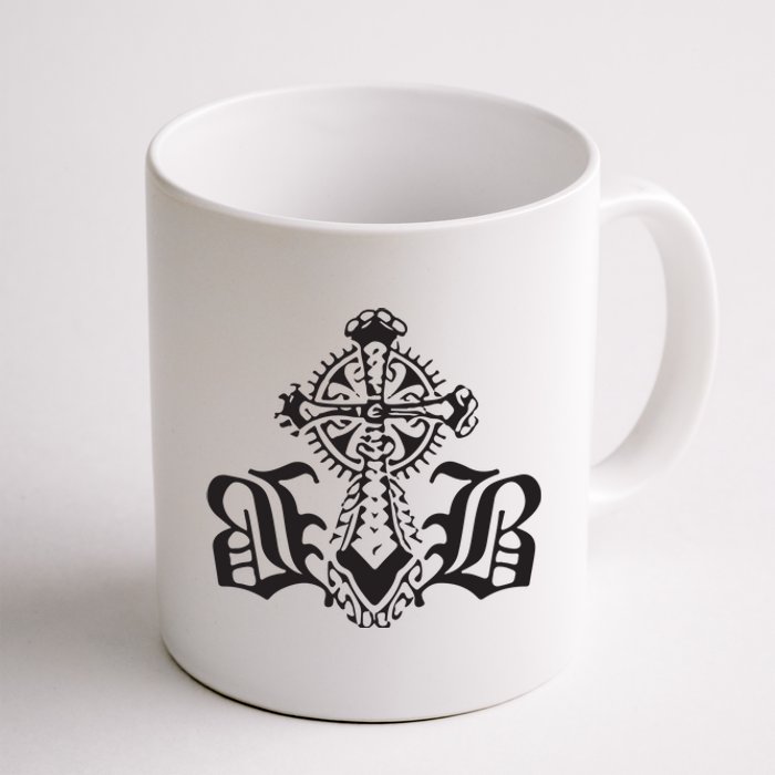 Bournedrip Bb Tribal Cross Coffee Mug