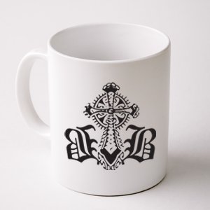 Bournedrip Bb Tribal Cross Coffee Mug