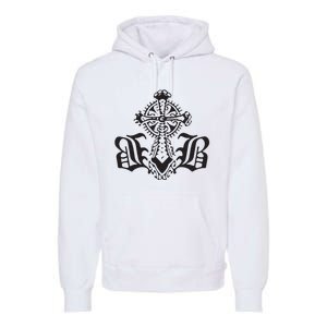 Bournedrip Bb Tribal Cross Premium Hoodie