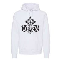 Bournedrip Bb Tribal Cross Premium Hoodie