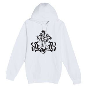 Bournedrip Bb Tribal Cross Premium Pullover Hoodie