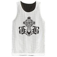 Bournedrip Bb Tribal Cross Mesh Reversible Basketball Jersey Tank