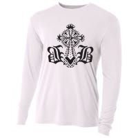 Bournedrip Bb Tribal Cross Cooling Performance Long Sleeve Crew