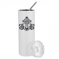 Bournedrip Bb Tribal Cross Stainless Steel Tumbler