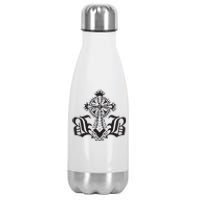 Bournedrip Bb Tribal Cross Stainless Steel Insulated Water Bottle