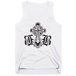 Bournedrip Bb Tribal Cross Tank Top