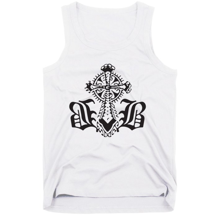 Bournedrip Bb Tribal Cross Tank Top