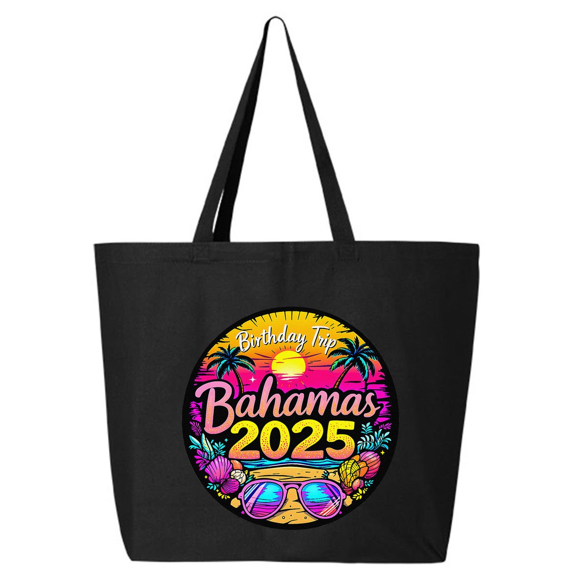Bahamas Birthday Trip 2025 Vacation Party Crew Cruise 25L Jumbo Tote