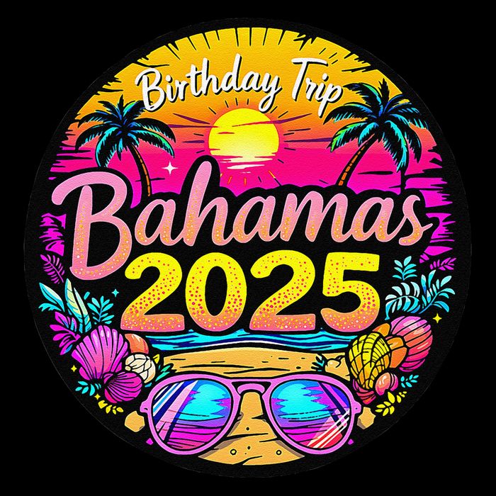 Bahamas Birthday Trip 2025 Vacation Party Crew Cruise Womens Tank Top