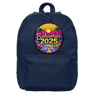 Bahamas Birthday Trip 2025 Vacation Party Crew Cruise 16 in Basic Backpack