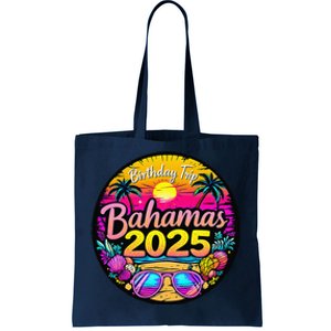 Bahamas Birthday Trip 2025 Vacation Party Crew Cruise Tote Bag