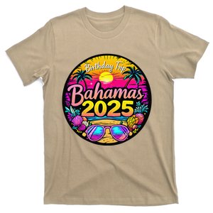 Bahamas Birthday Trip 2025 Vacation Party Crew Cruise T-Shirt