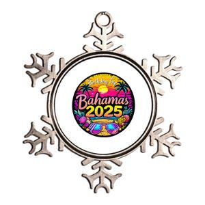 Bahamas Birthday Trip 2025 Vacation Party Crew Cruise Metallic Star Ornament