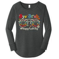 Bye Bruh Teacher Happy Last Day of School Hello Summer Funny Women's Perfect Tri Tunic Long Sleeve Shirt