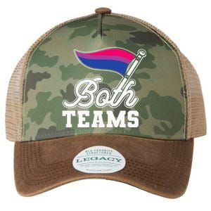 Bisexual Both Teams Quote Bi Flag Love & Pride Lgbtq Legacy Tie Dye Trucker Hat