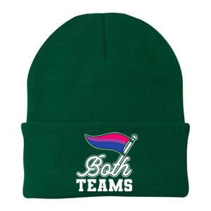 Bisexual Both Teams Quote Bi Flag Love & Pride Lgbtq Knit Cap Winter Beanie