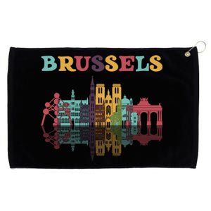 Belgium Brussels Travel Family Vacation Europian Trip Gift Great Gift Grommeted Golf Towel