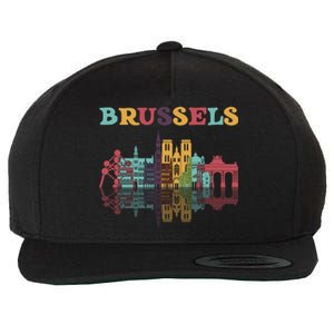 Belgium Brussels Travel Family Vacation Europian Trip Gift Great Gift Wool Snapback Cap