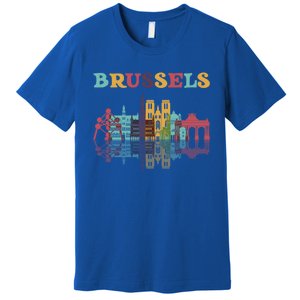 Belgium Brussels Travel Family Vacation Europian Trip Gift Great Gift Premium T-Shirt