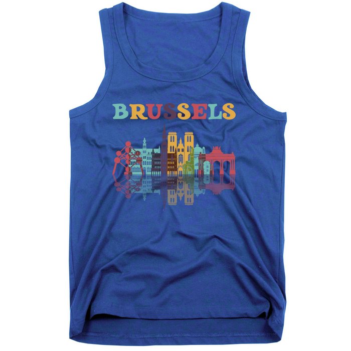 Belgium Brussels Travel Family Vacation Europian Trip Gift Great Gift Tank Top