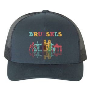 Belgium Brussels Travel Family Vacation Europian Trip Gift Great Gift Yupoong Adult 5-Panel Trucker Hat