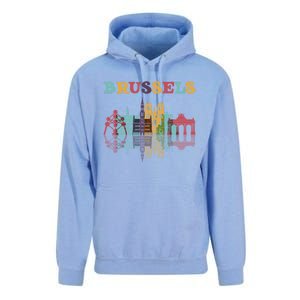 Belgium Brussels Travel Family Vacation Europian Trip Gift Great Gift Unisex Surf Hoodie