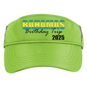 Bahamas Birthday Trip 2025 Vacation Party Crew Cruise Adult Drive Performance Visor