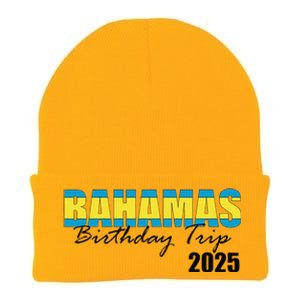 Bahamas Birthday Trip 2025 Vacation Party Crew Cruise Knit Cap Winter Beanie