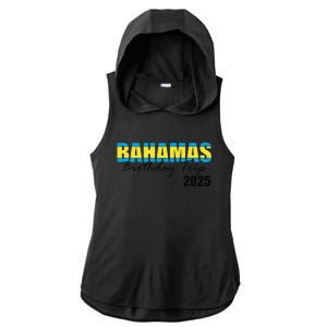 Bahamas Birthday Trip 2025 Vacation Party Crew Cruise Ladies PosiCharge Tri-Blend Wicking Draft Hoodie Tank