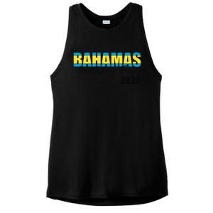 Bahamas Birthday Trip 2025 Vacation Party Crew Cruise Ladies PosiCharge Tri-Blend Wicking Tank