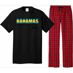 Bahamas Birthday Trip 2025 Vacation Party Crew Cruise Pajama Set