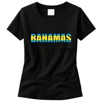 Bahamas Birthday Trip 2025 Vacation Party Crew Cruise Womens T-Shirt