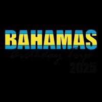 Bahamas Birthday Trip 2025 Vacation Party Crew Cruise Womens T-Shirt