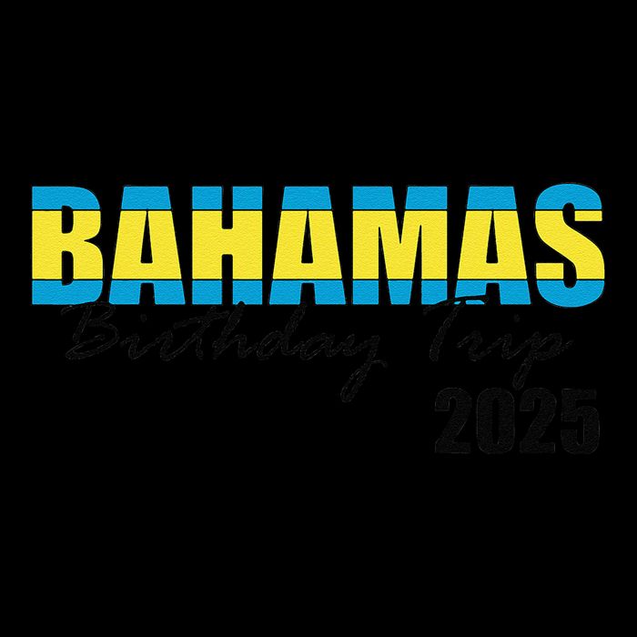 Bahamas Birthday Trip 2025 Vacation Party Crew Cruise Womens T-Shirt