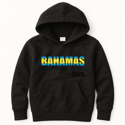 Bahamas Birthday Trip 2025 Vacation Party Crew Cruise Kids Hoodie