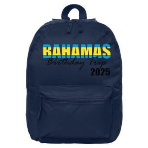 Bahamas Birthday Trip 2025 Vacation Party Crew Cruise 16 in Basic Backpack