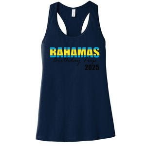 Bahamas Birthday Trip 2025 Vacation Party Crew Cruise Women's Racerback Tank