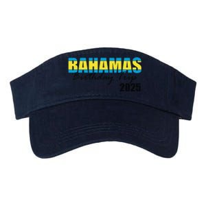 Bahamas Birthday Trip 2025 Vacation Party Crew Cruise Valucap Bio-Washed Visor