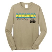 Bahamas Birthday Trip 2025 Vacation Party Crew Cruise Long Sleeve Shirt