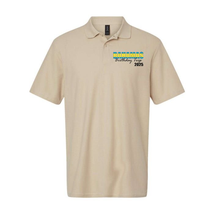 Bahamas Birthday Trip 2025 Vacation Party Crew Cruise Softstyle Adult Sport Polo