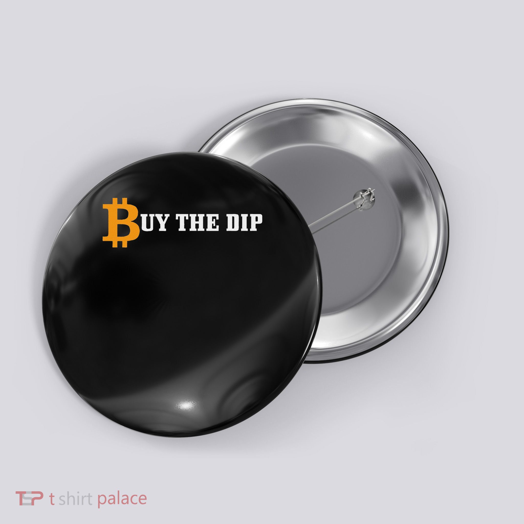 Bitcoin Buy The Dip Logo Hodl Cryptocurrency Trader Btc Button