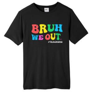 Bye Bruh Teacher Happy Last Day Of School Hello Summer Funny Tall Fusion ChromaSoft Performance T-Shirt