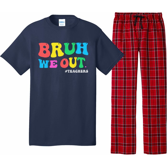 Bye Bruh Teacher Happy Last Day Of School Hello Summer Funny Pajama Set