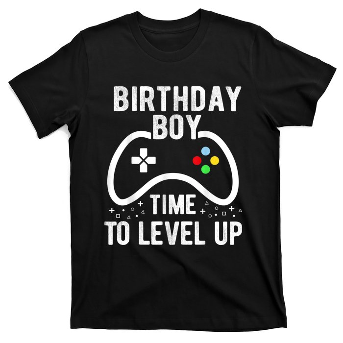 Birthday Boy Time To Level Up Video Game Birthday Gift T-Shirt