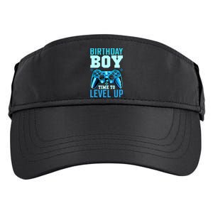 Birthday Boy Time To Level Up Matching Video Gamer Birthday Adult Drive Performance Visor