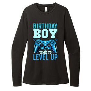 Birthday Boy Time To Level Up Matching Video Gamer Birthday Womens CVC Long Sleeve Shirt