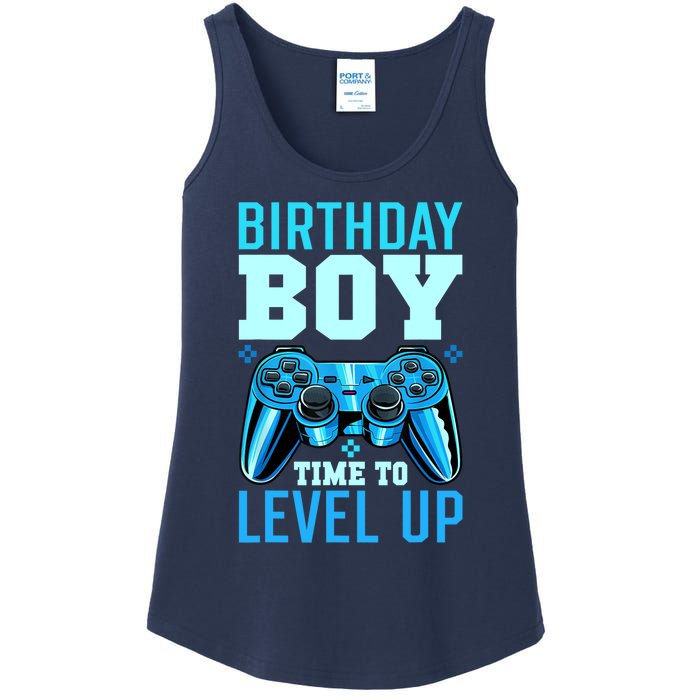 Birthday Boy Time To Level Up Matching Video Gamer Birthday Ladies Essential Tank