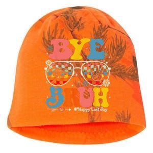 Bye Bruh Teachers Happy Last Day Of School Summer Funny Kati - Camo Knit Beanie