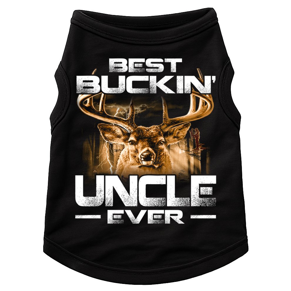 Best Buckin Uncle Ever Deer Hunting Bucking Father Gift Doggie Tank
